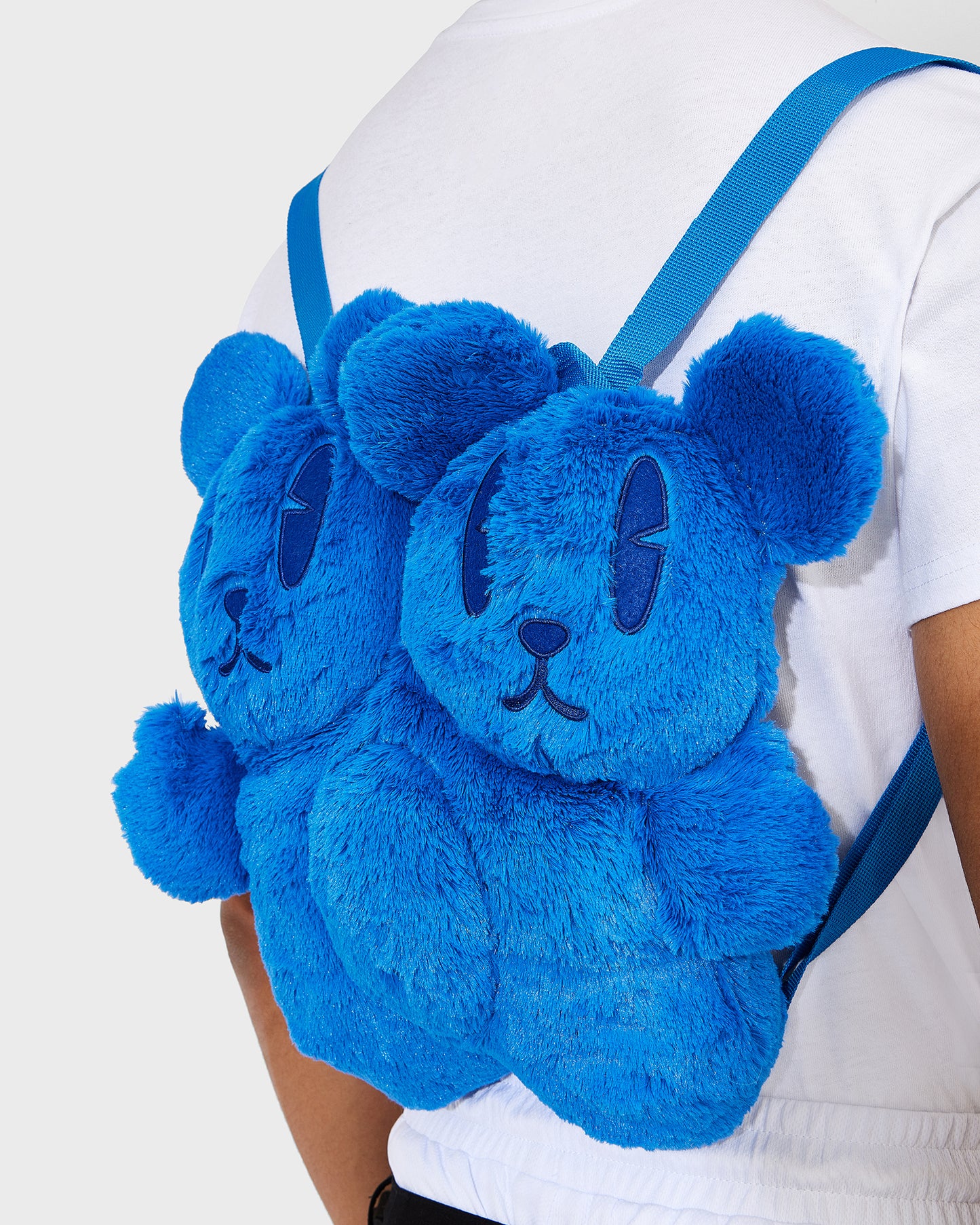 Blue Teddy Mascot Bag