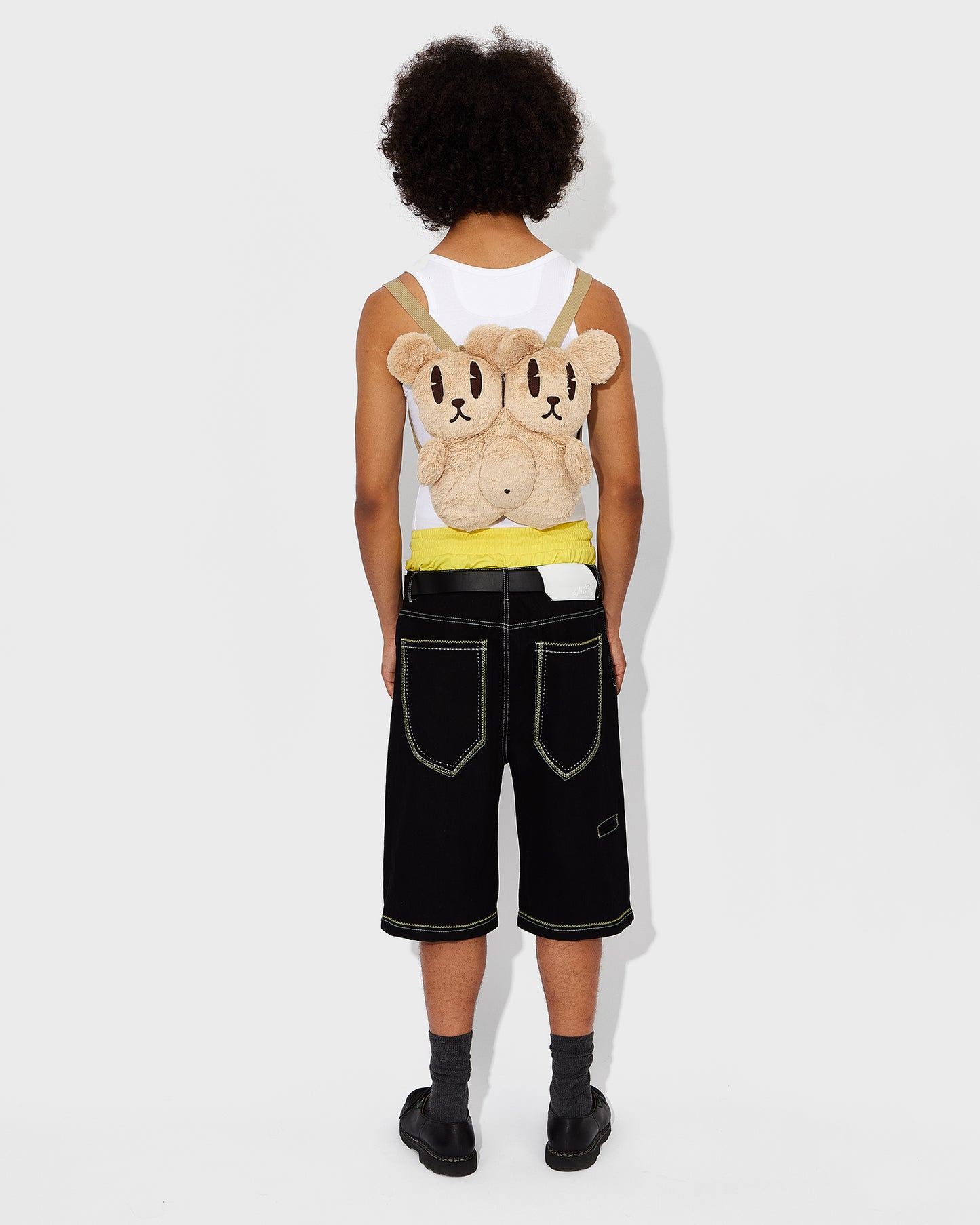 Beige Teddy Mascot Bag