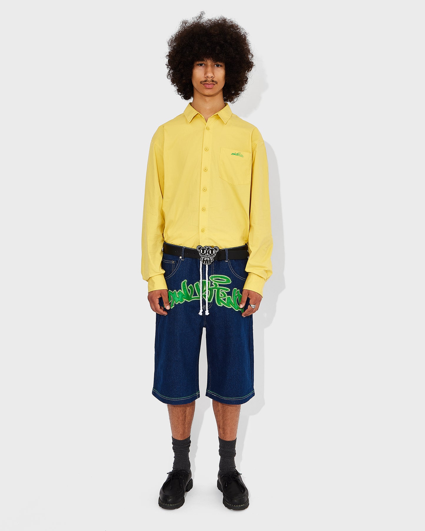 Men's Blue Arch Logo Jorts