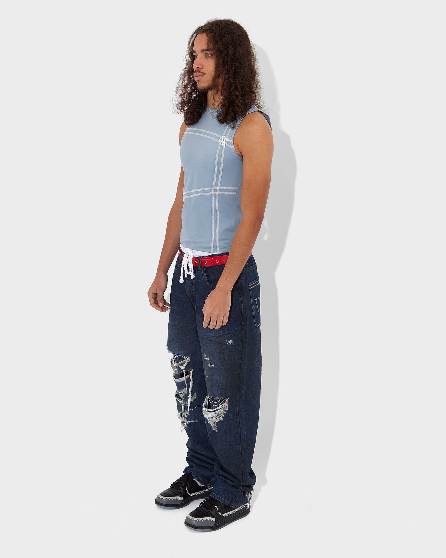 Blue Training Top