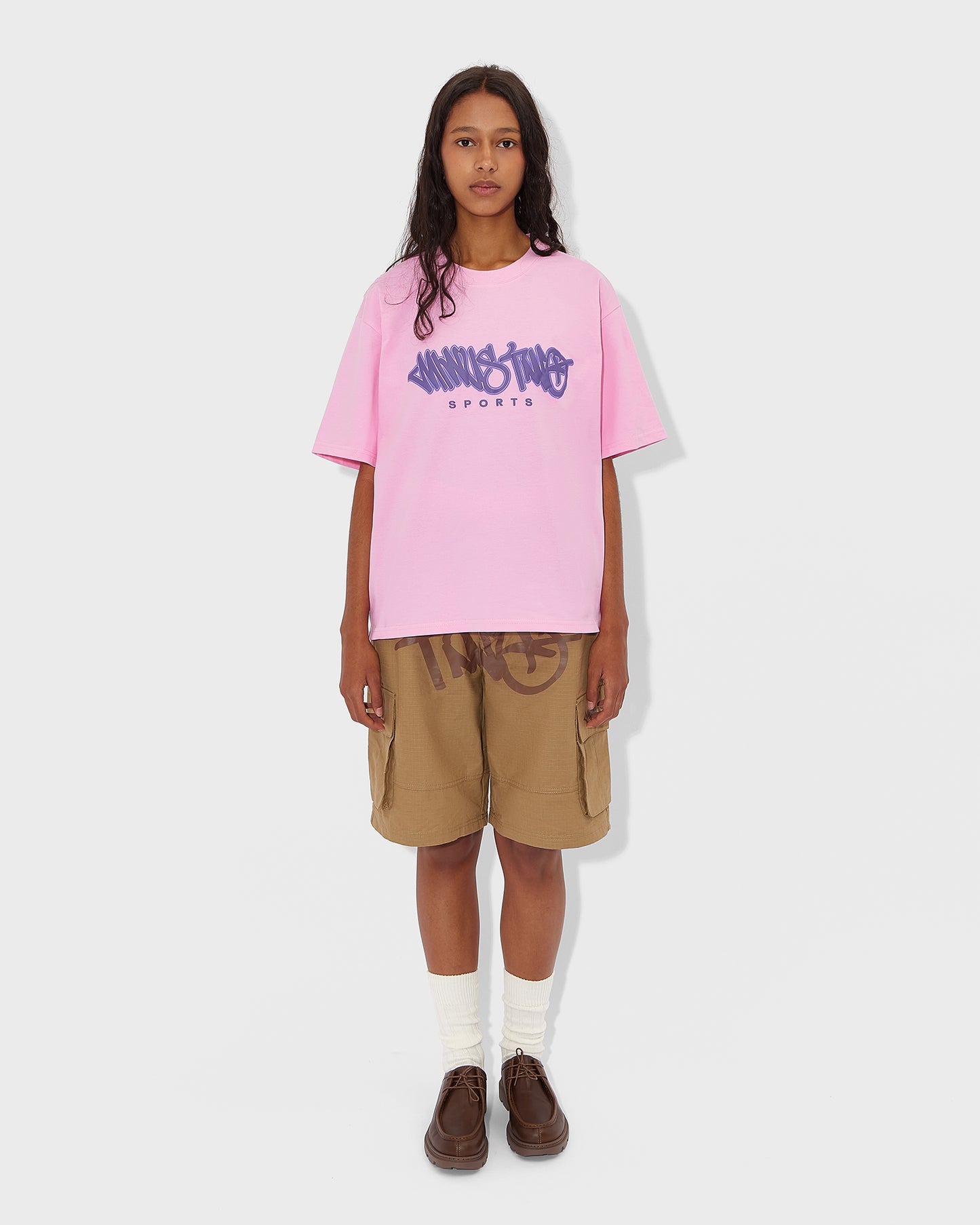 Unisex Pink Sports Tee