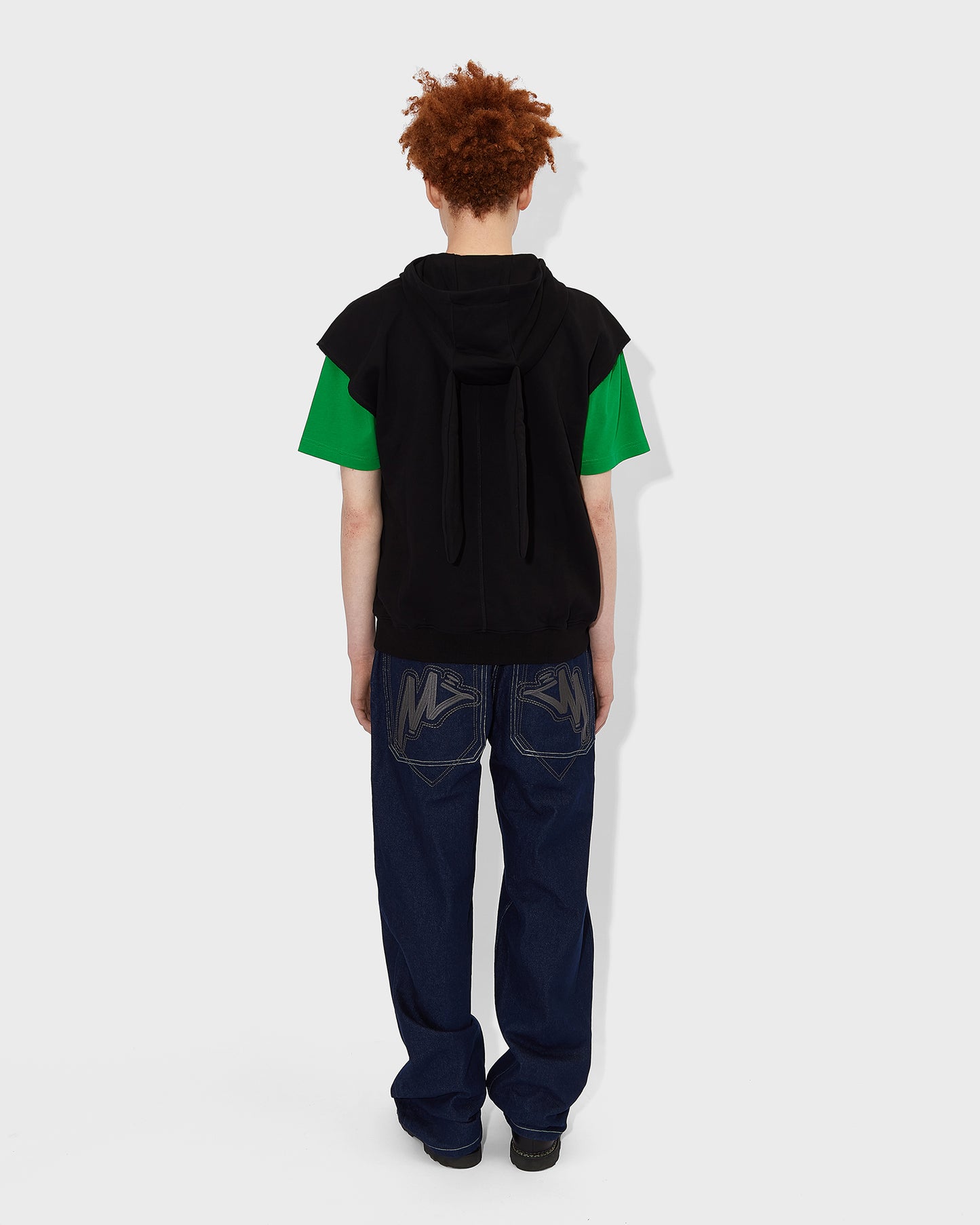 Men's Bunny Sleeveless Hoodie