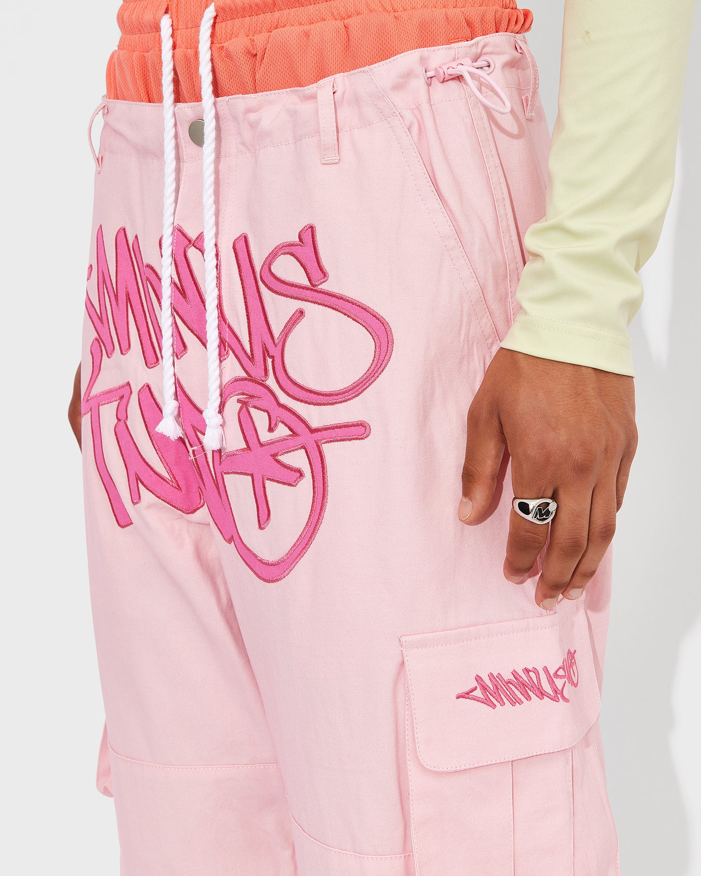 Men's Pink Graff Cargos