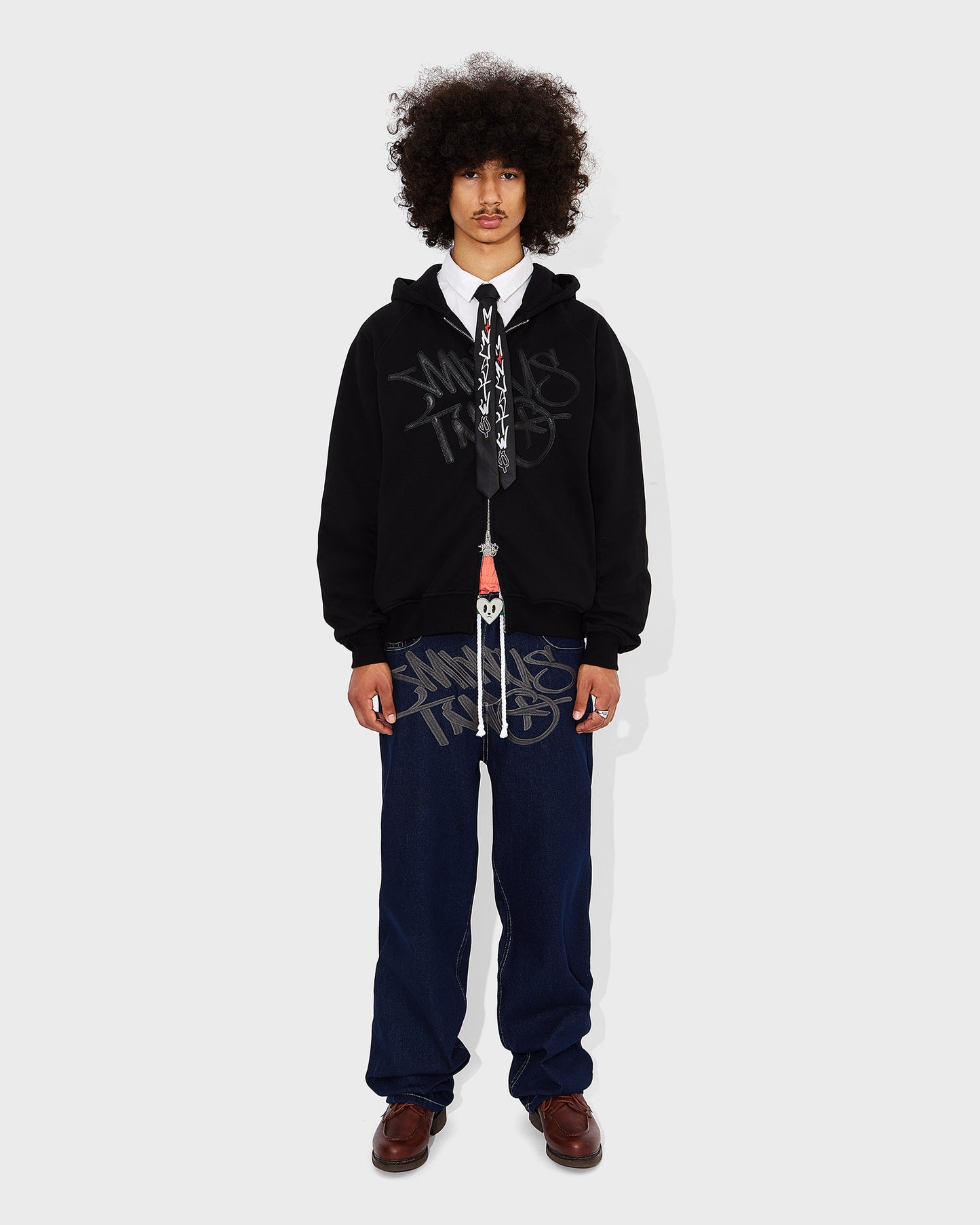 Blue Graff Jeans (Grey Logo)