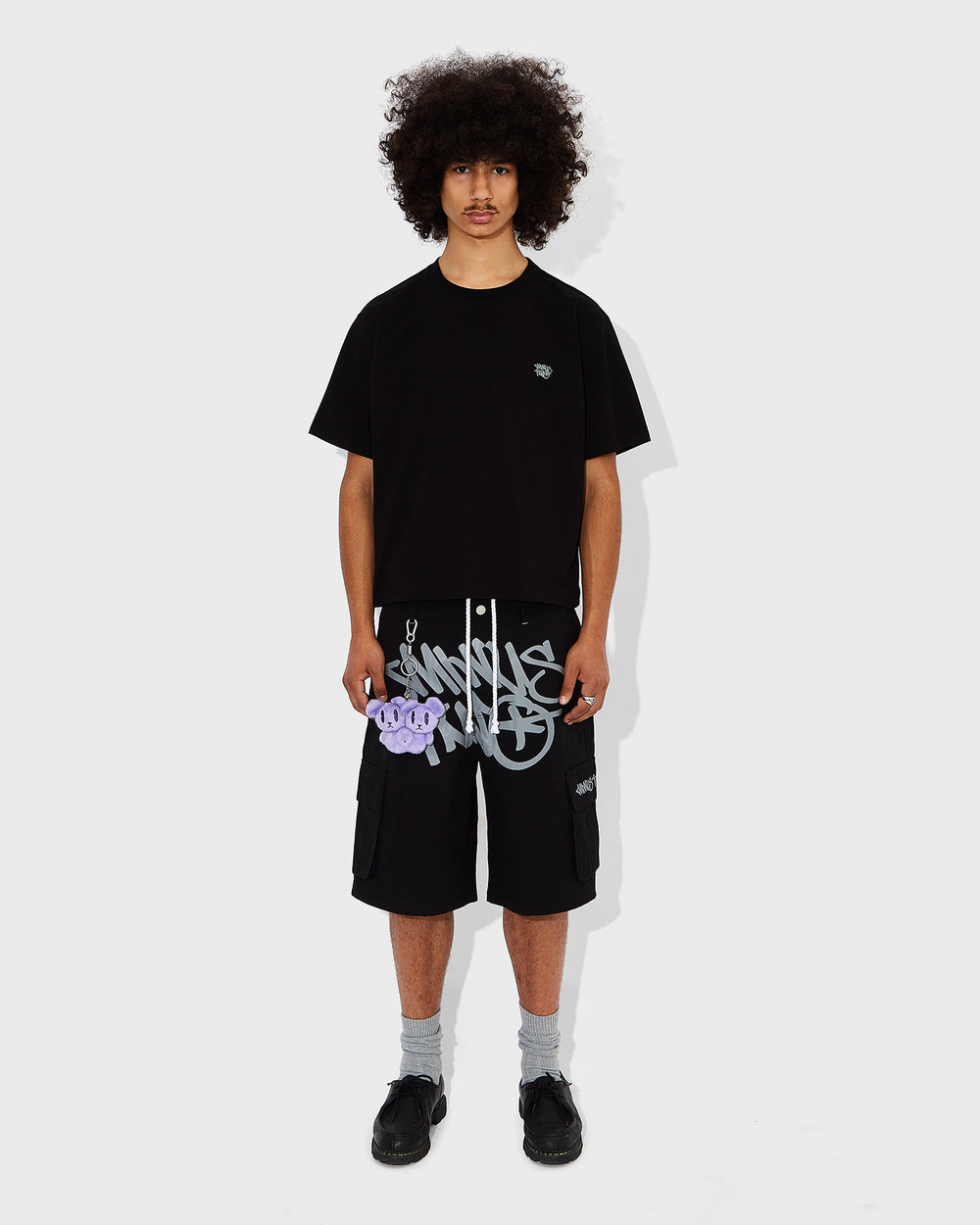 Black Cargo Shorts