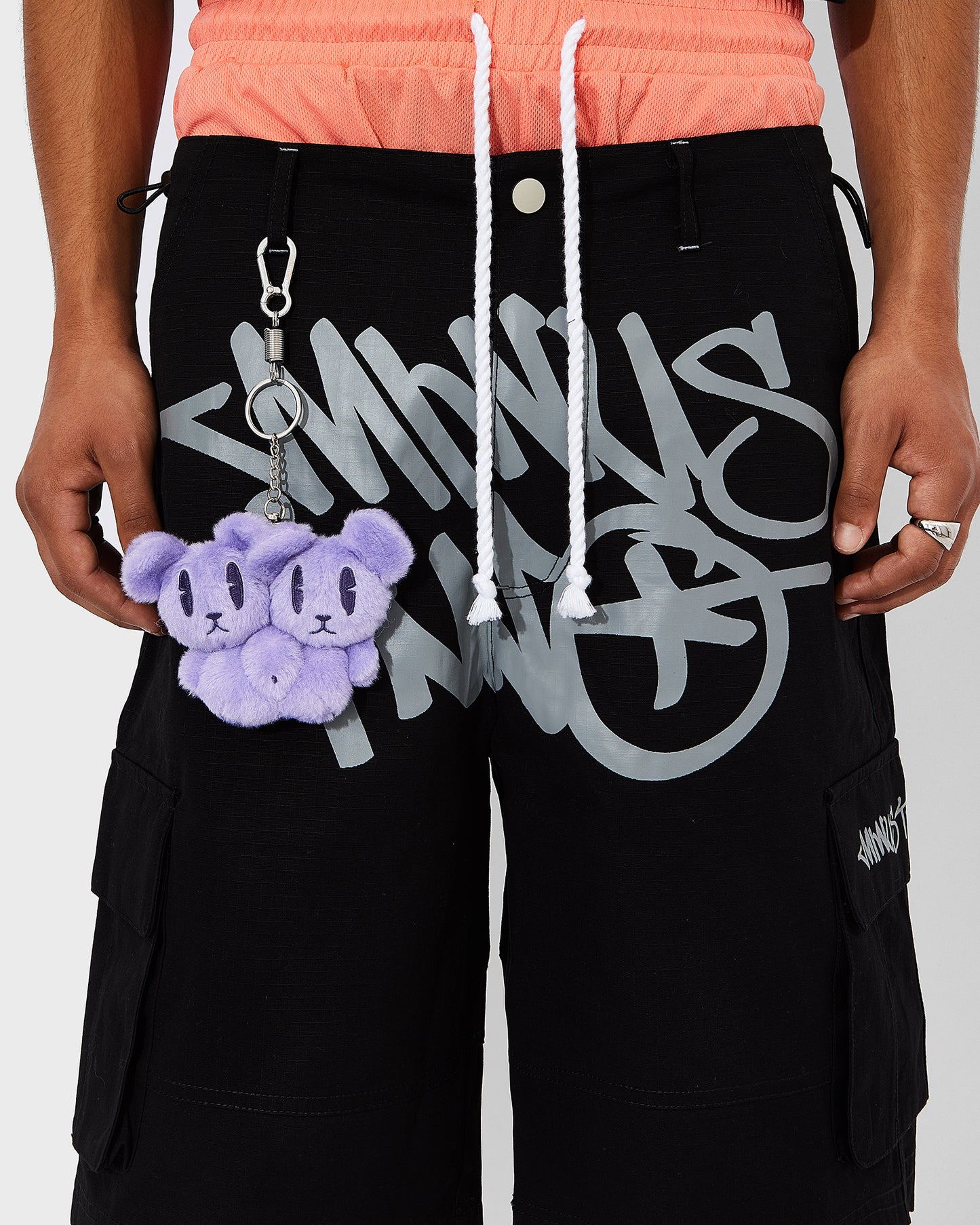 Black Cargo Shorts
