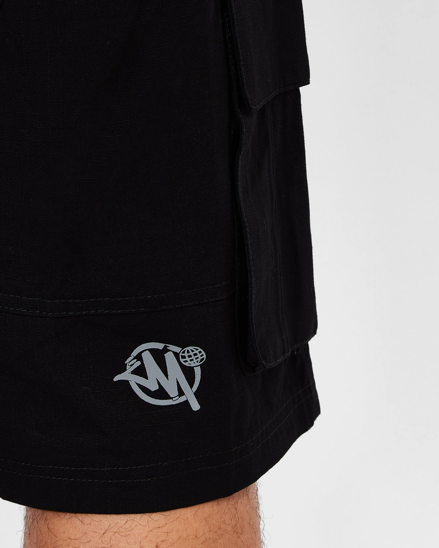 Black Cargo Shorts