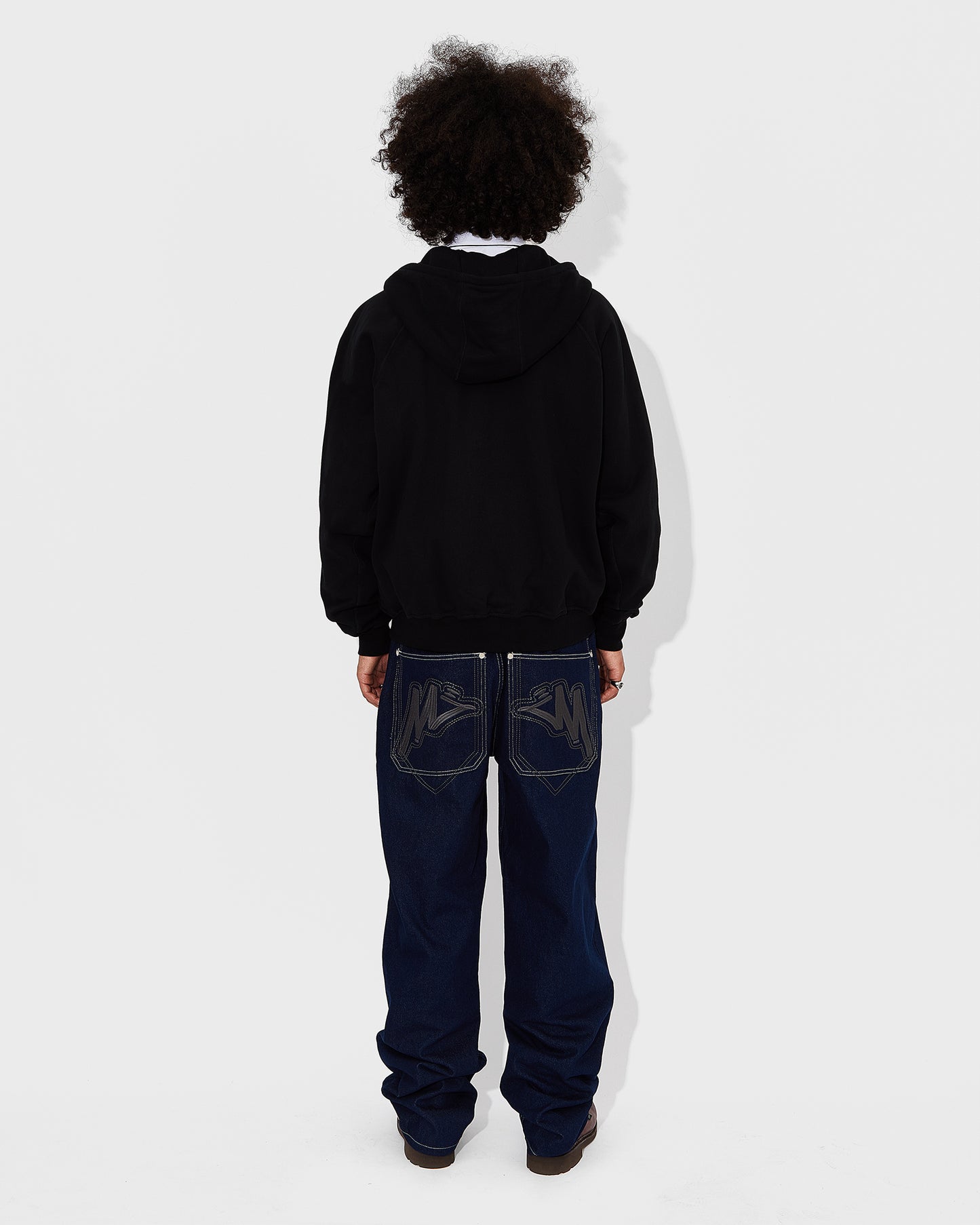 Blue Graff Jeans (Grey Logo)