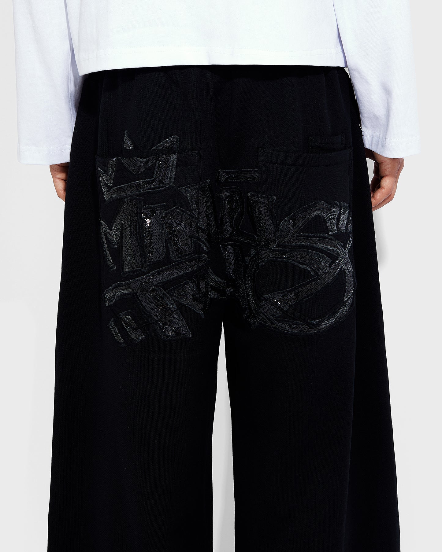 Jogginghose mit Kronen-Logo (schwarzes Logo)