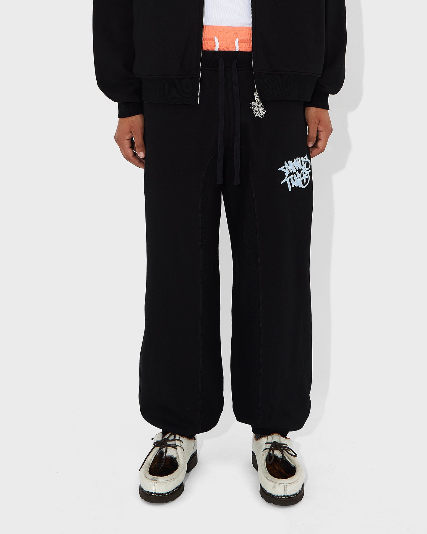 Stack Blue Logo Joggers