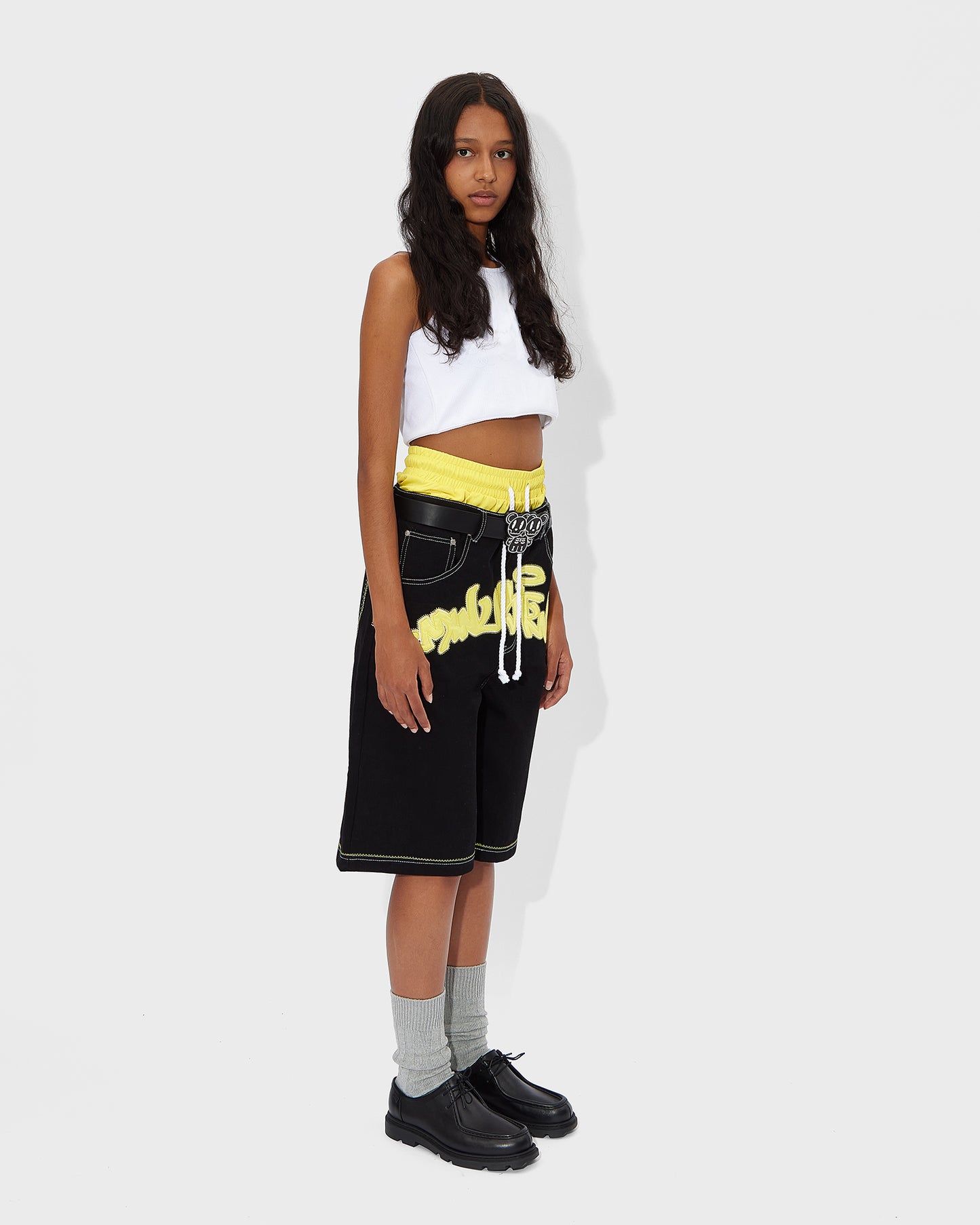 Black Arch Logo Jorts