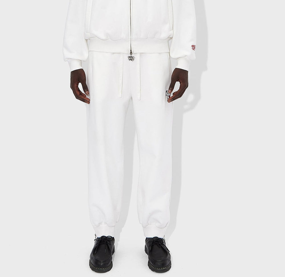 White Kitty Joggers