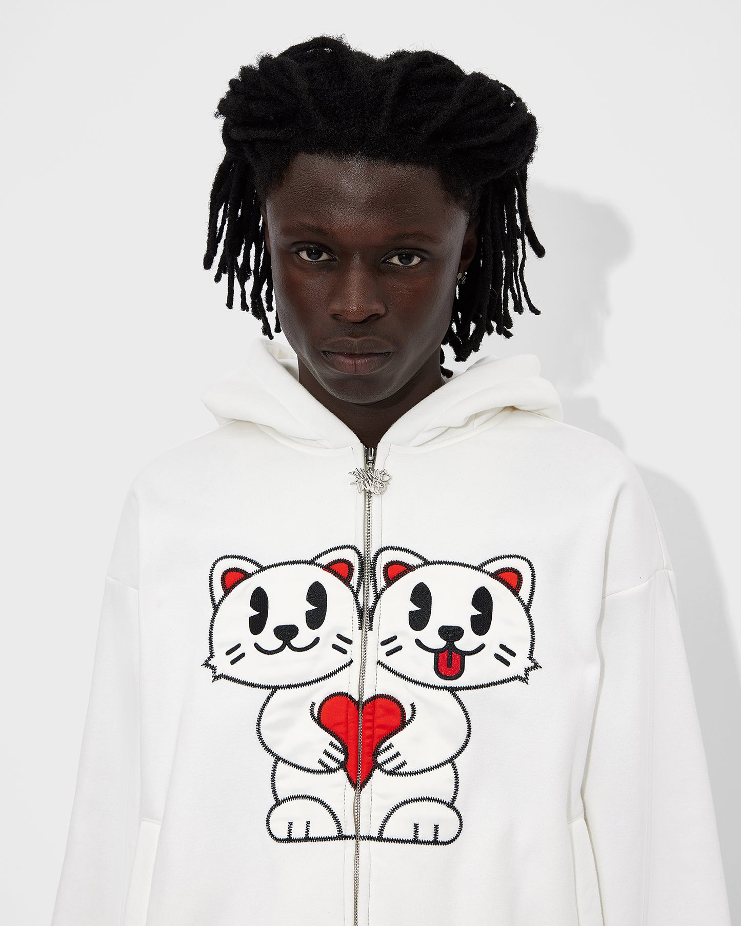 White Kitty Mascot Tracksuit