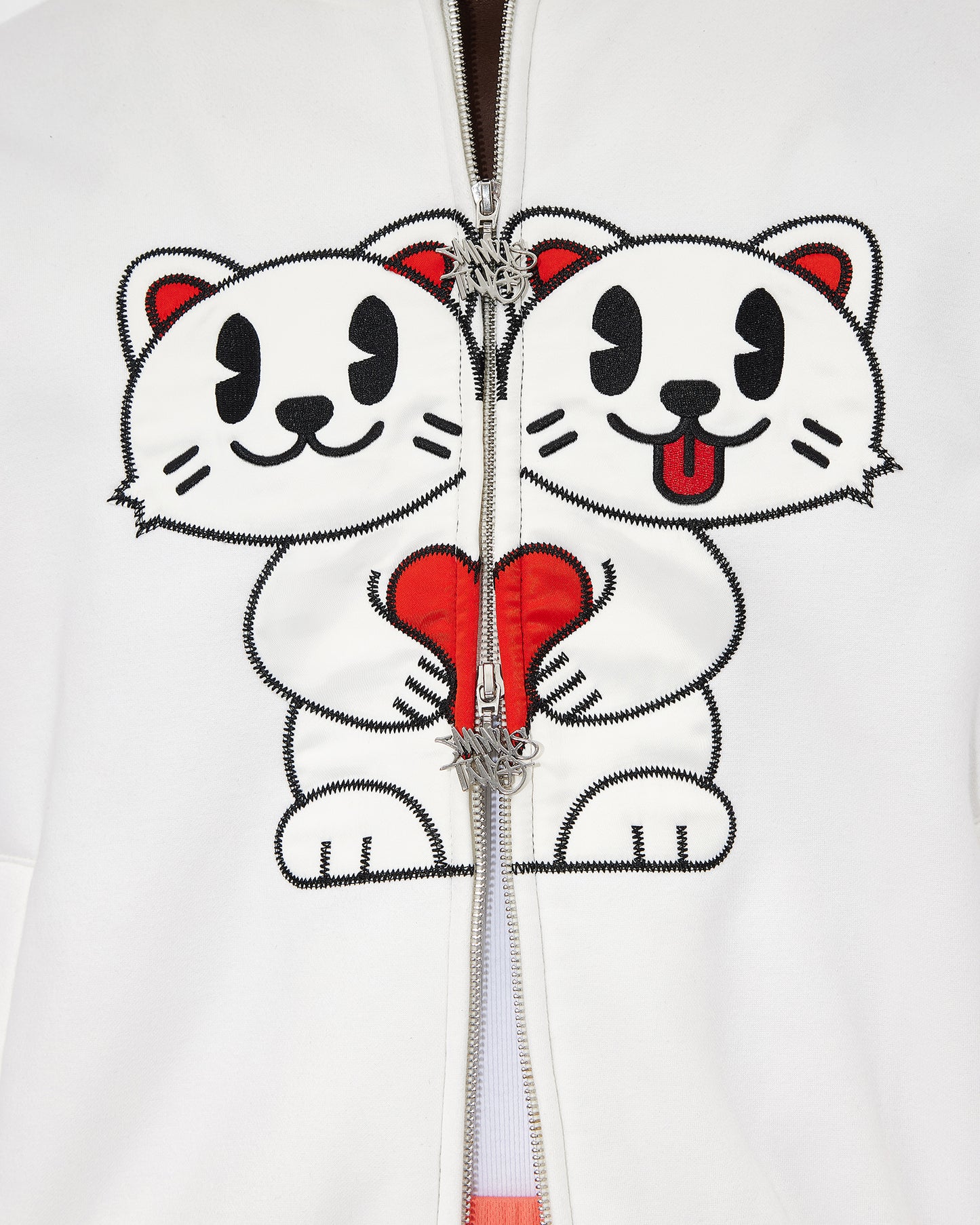 White Kitty Mascot Tracksuit