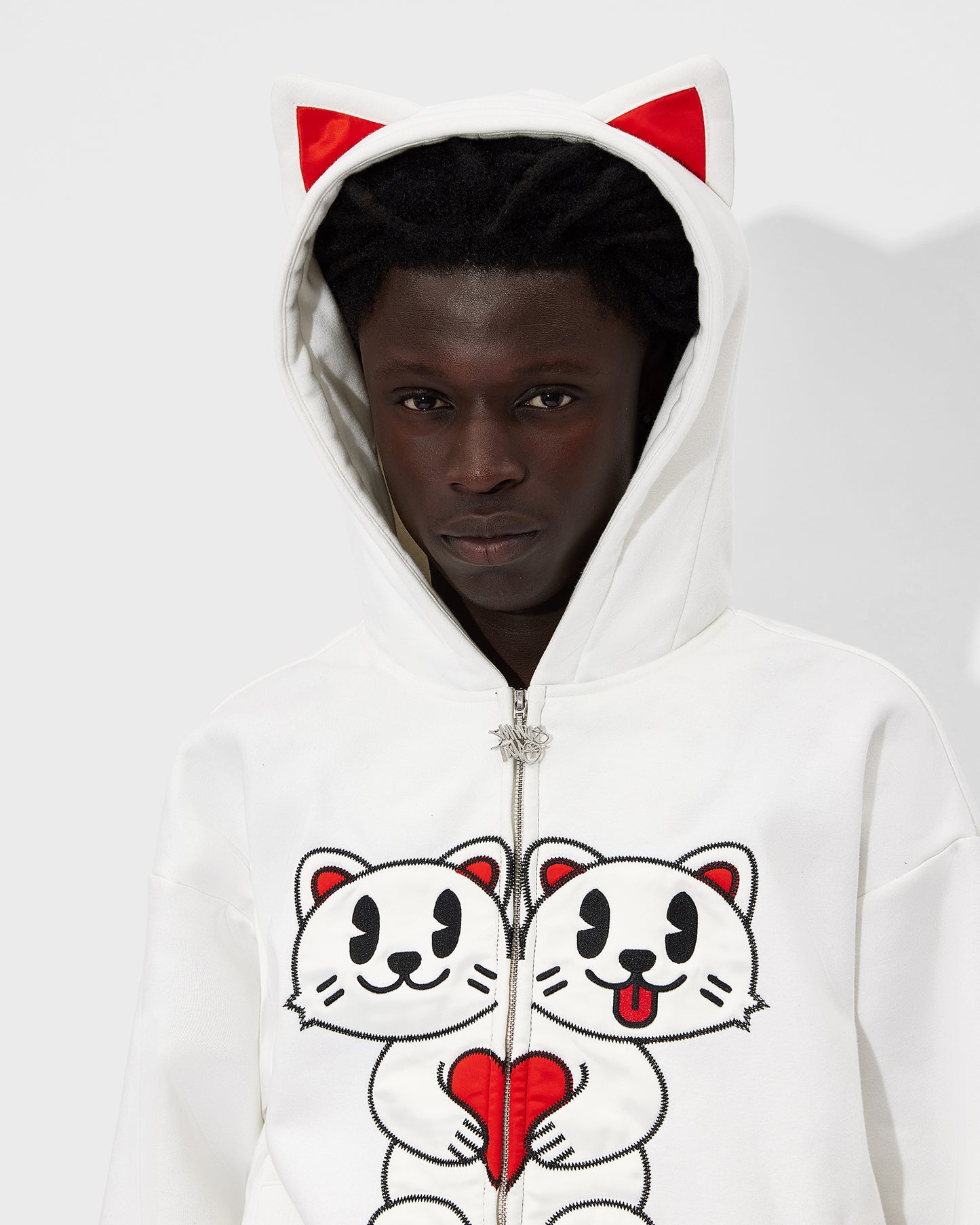 White Kitty Mascot Tracksuit
