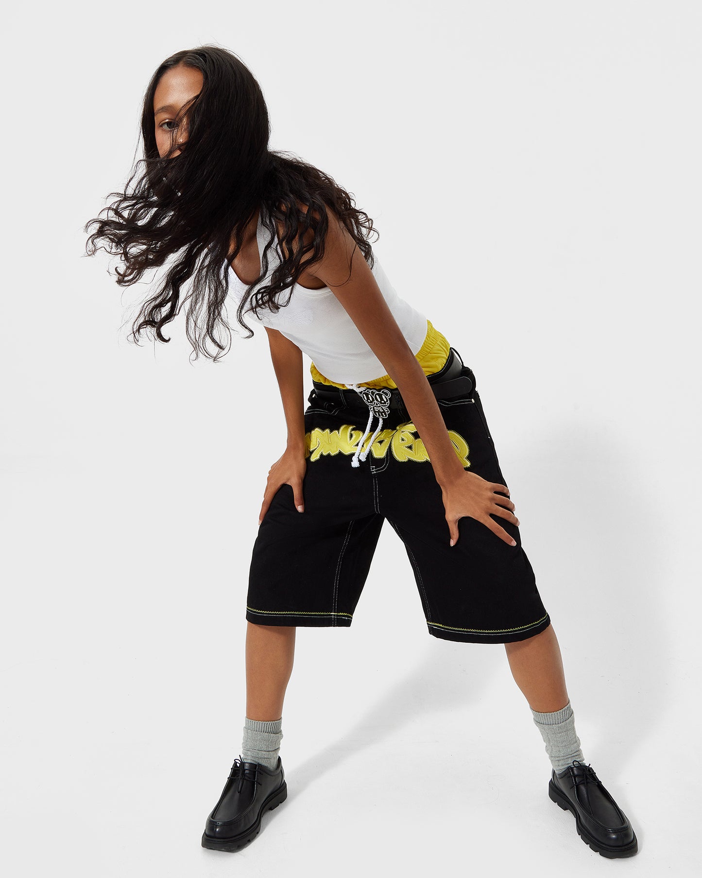 Black Arch Logo Jorts