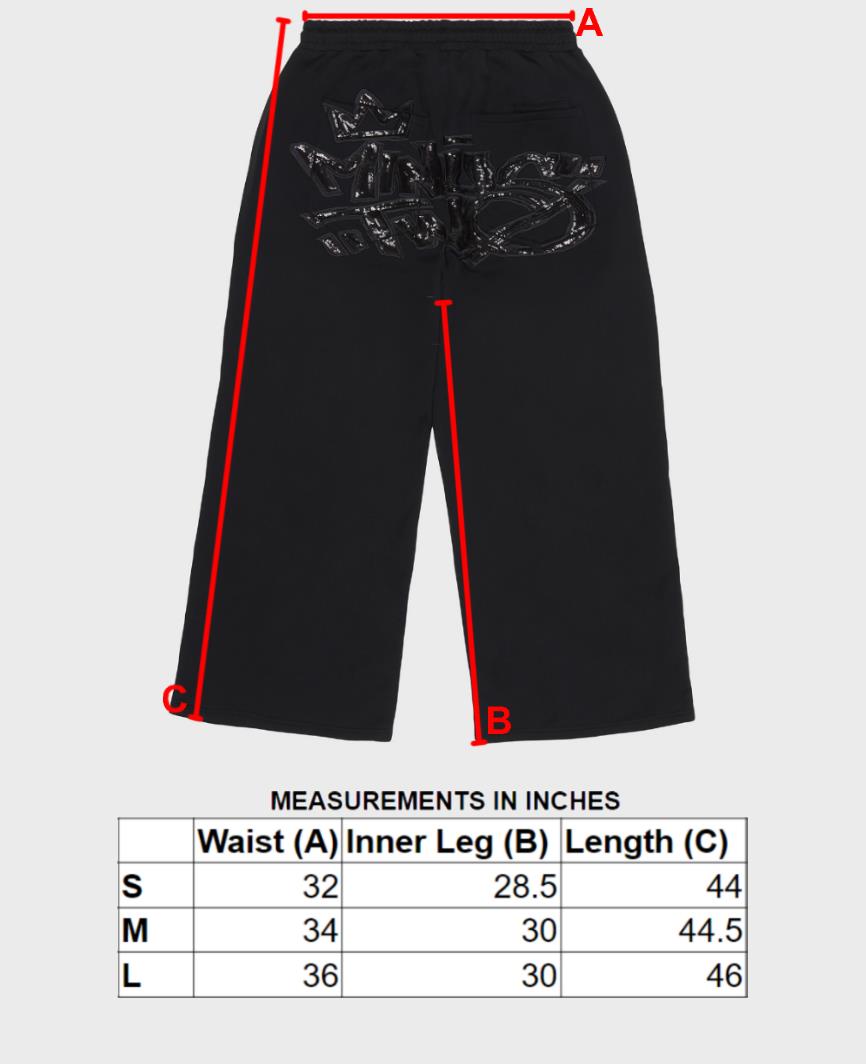 Jogginghose mit Kronen-Logo (schwarzes Logo)
