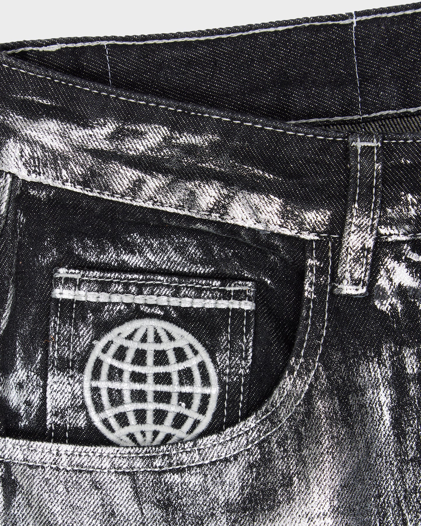 Foil Stain Classic Jeans