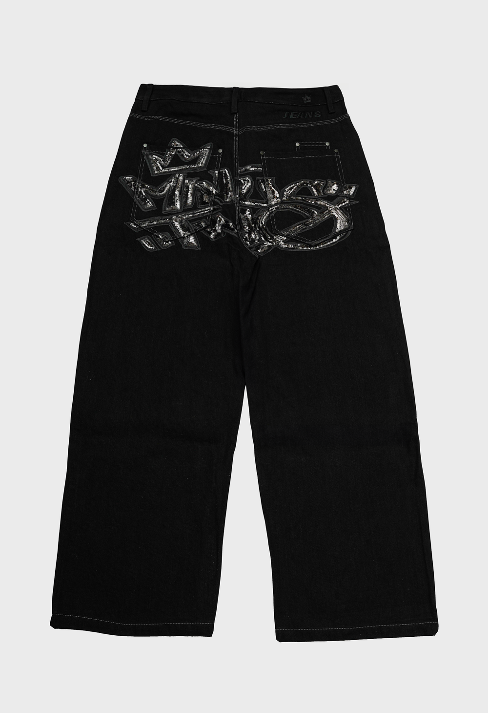 Crown Logo Jeans (Black Logo)