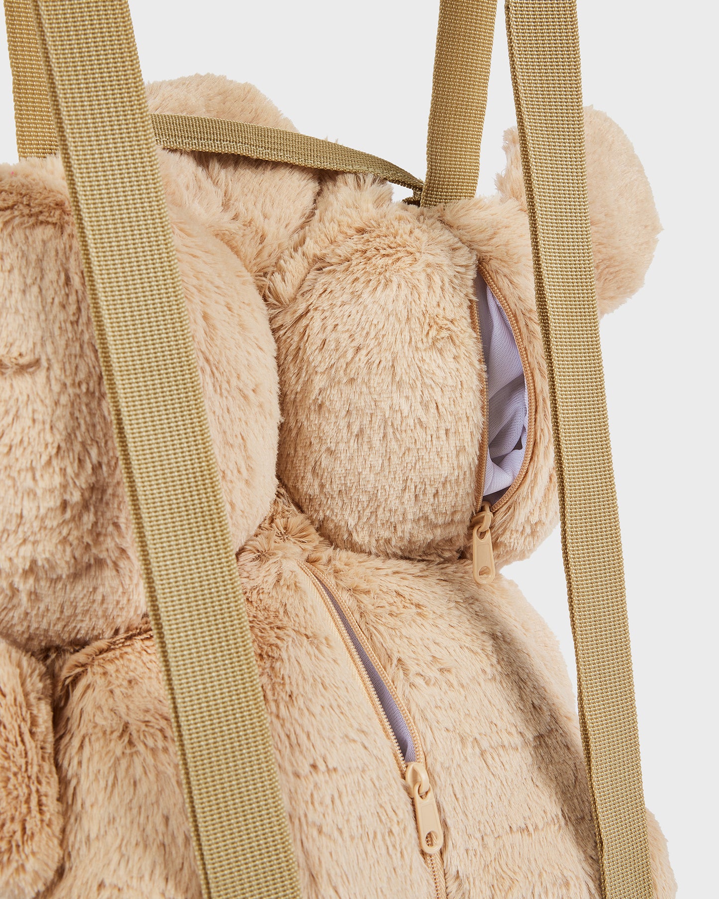 Beige Teddy Mascot Bag