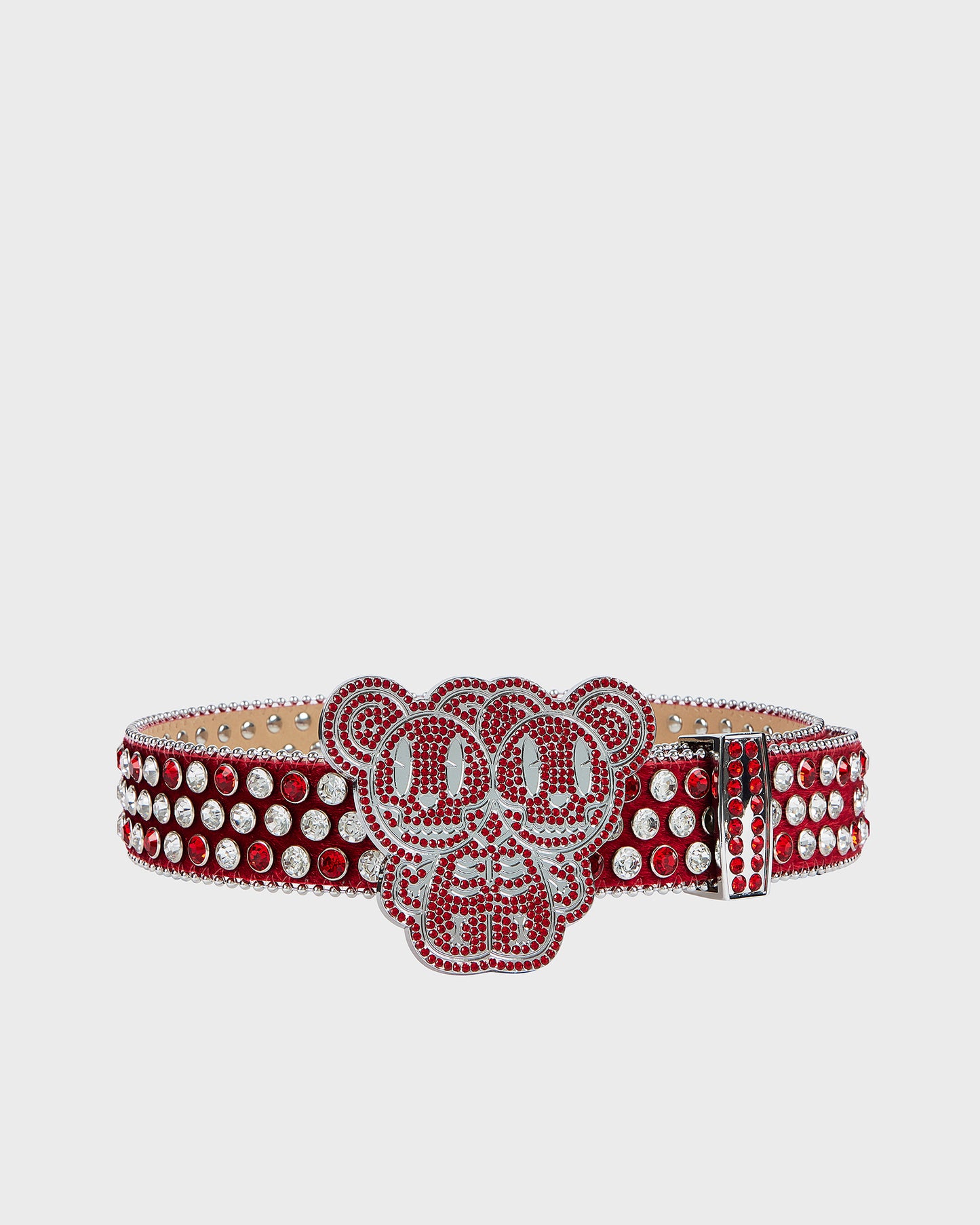 Ceinture strass mascotte Teddy (rouge)