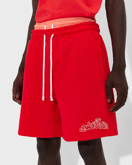 Men's Red Arch Shorts