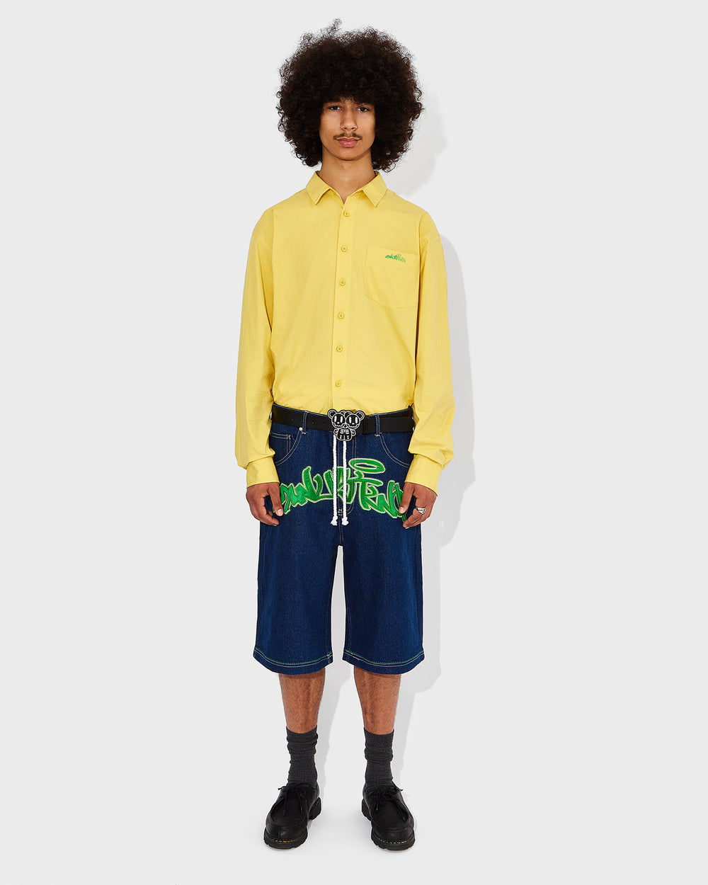 Men's Blue Arch Logo Jorts