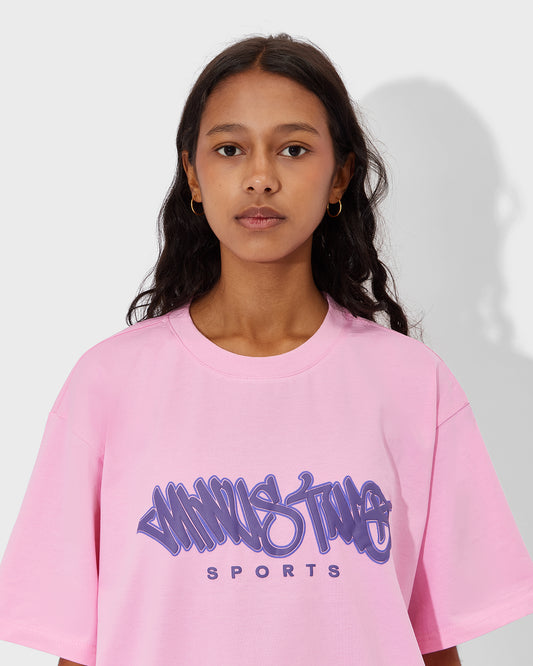 Unisex Pink Sports Tee