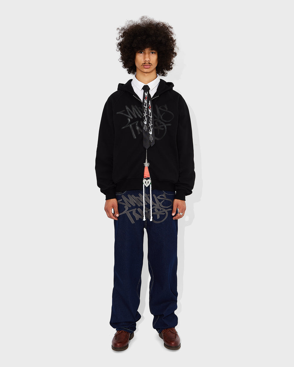 Blue Graff Jeans (Grey Logo)