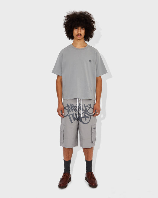 Men's Grey Graff Cargo Shorts