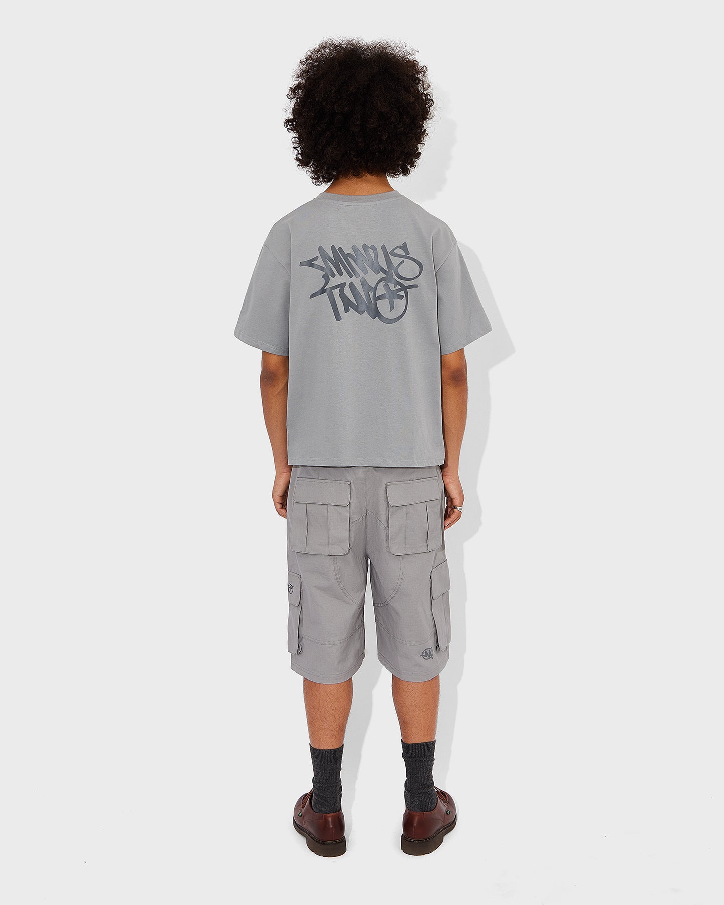 Men's Grey Graff Logo Tee