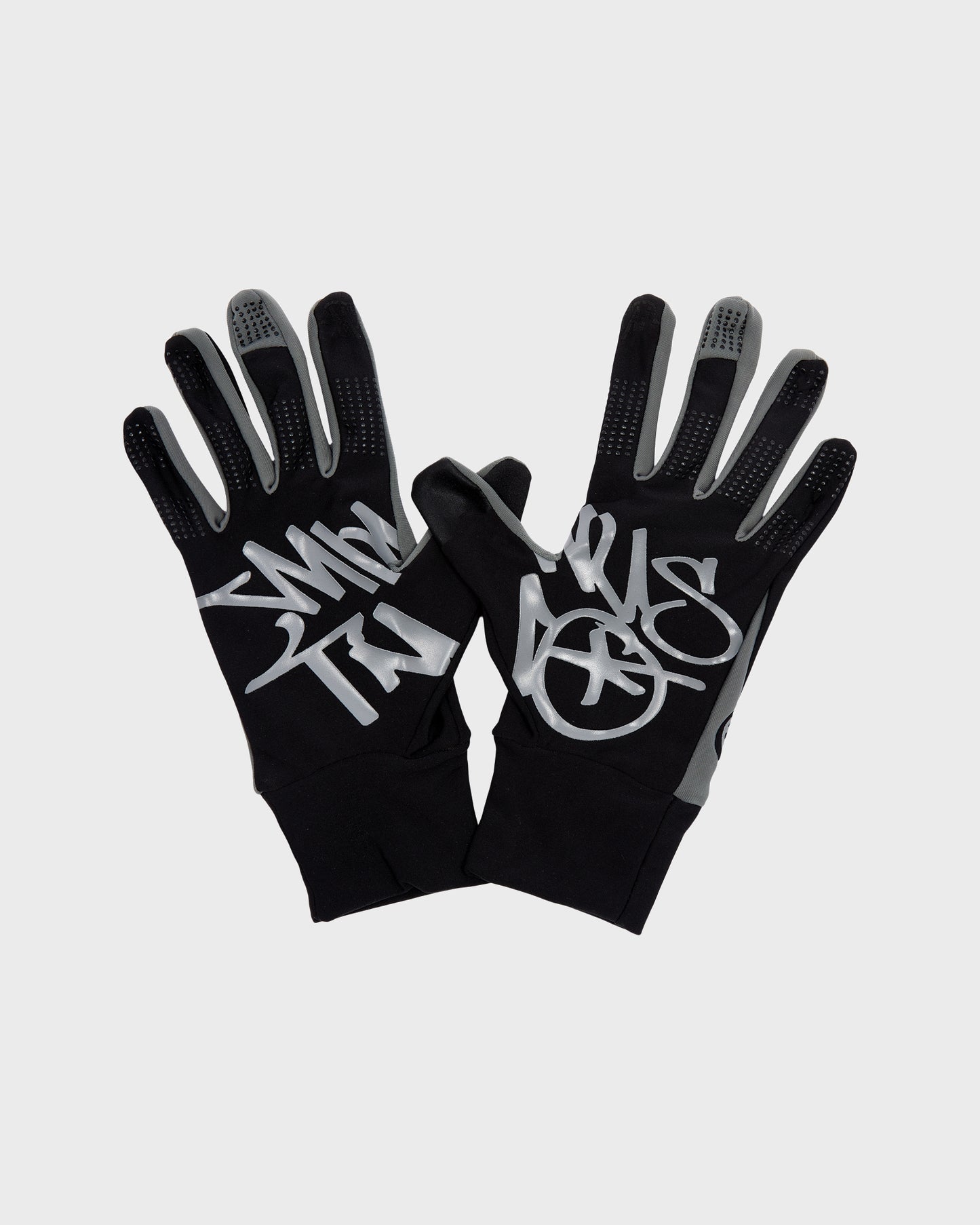 Grey Graff Gloves
