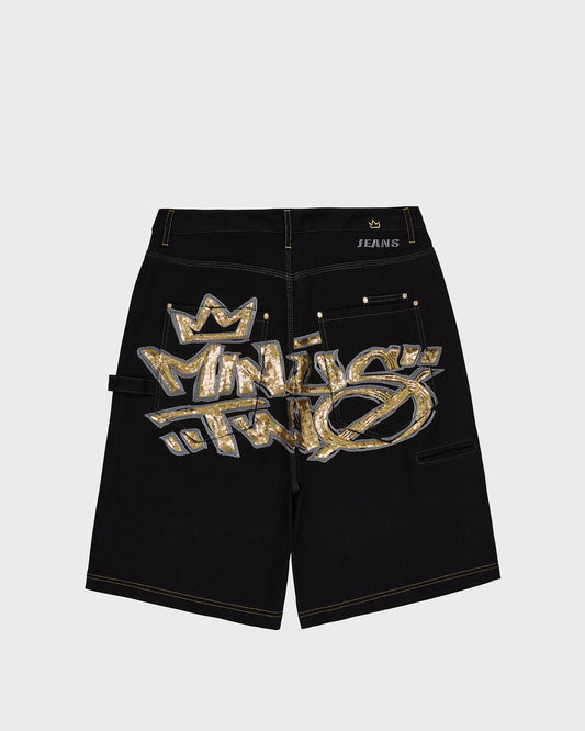 Crown Logo Jorts (Gold Logo)